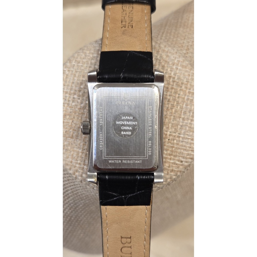 Bulova Tank Vanderbilt‎ Collegiate Watch New Battery - Picture 6 of 7